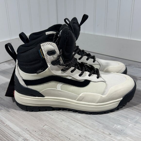 Vans Ultrarange EXO High MTE-2 Marshmallow Black‎ Hiking Boots Men's Sz 7.5 - Picture 1 of 10